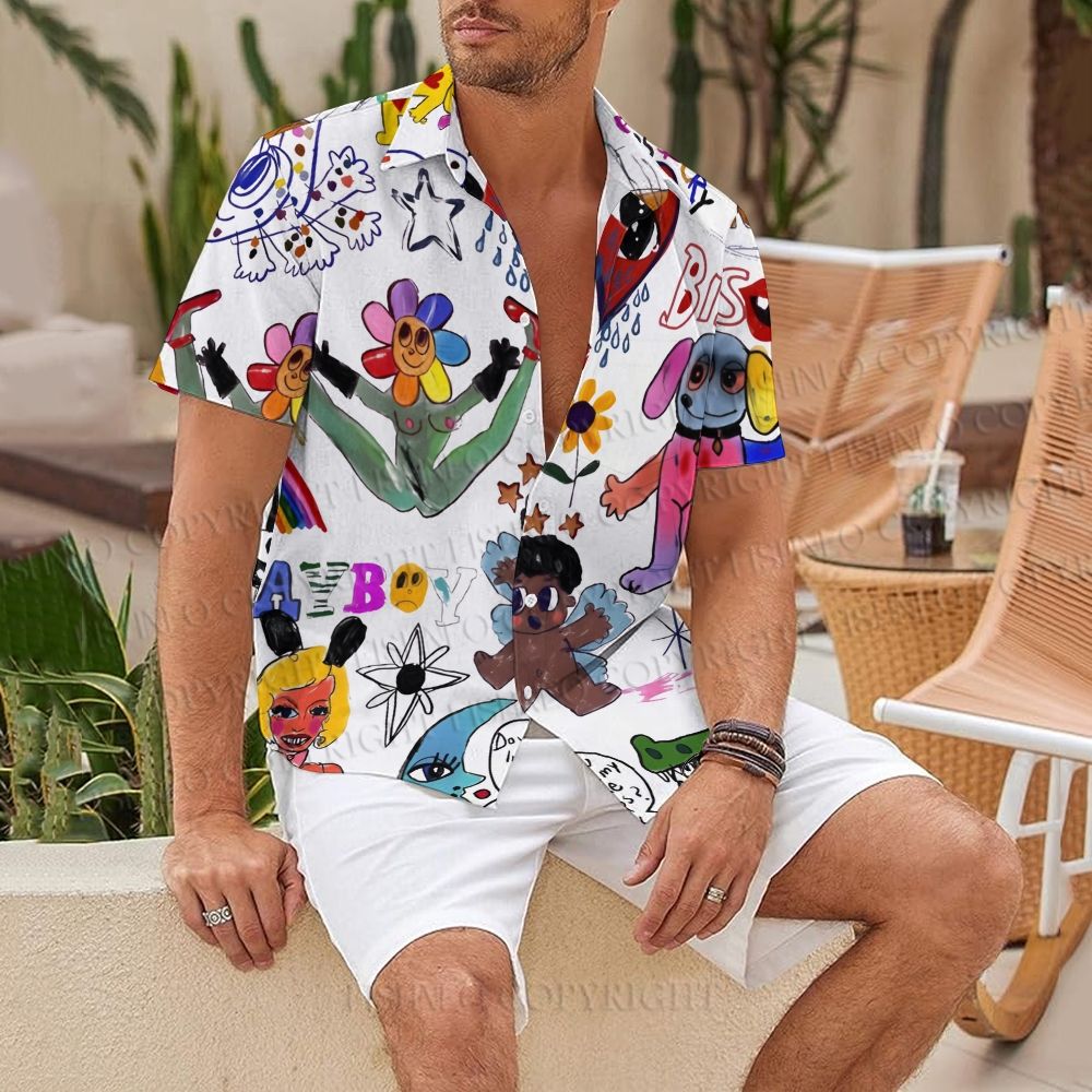 Art Graffiti Hawaiian Shirt