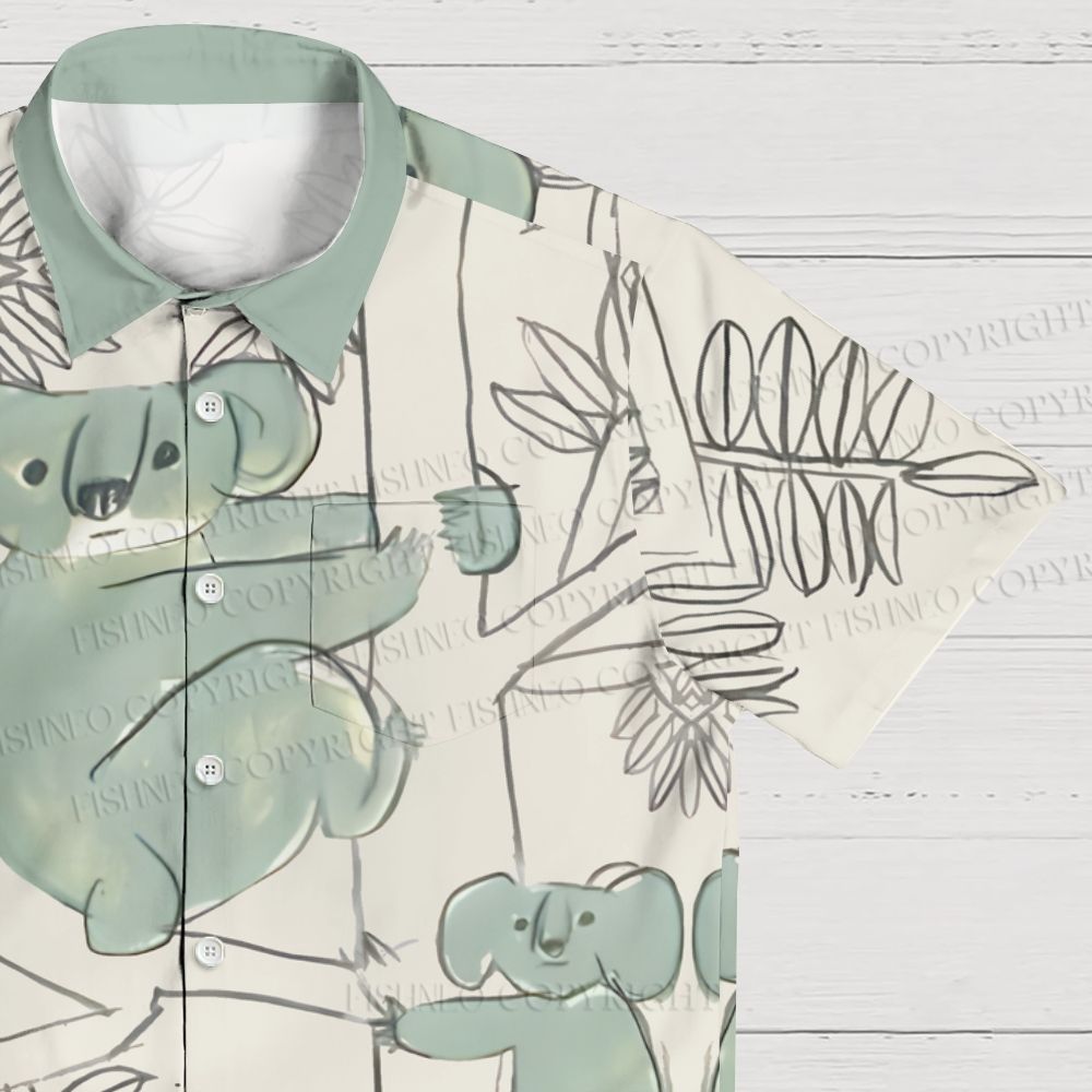 Koala Bear Hawaiian Shirt