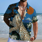 Cheetah And Pine Hawaiian Shirt