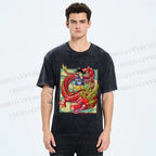 Unisex Dragon Ball Goku Printed Washed Tee
