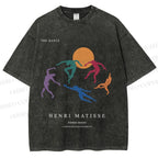 Unisex Henri Matisse The Dance Printed Washed Tee