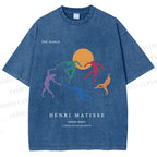 Unisex Henri Matisse The Dance Printed Washed Tee