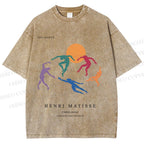 Unisex Henri Matisse The Dance Printed Washed Tee
