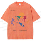 Unisex Henri Matisse The Dance Printed Washed Tee