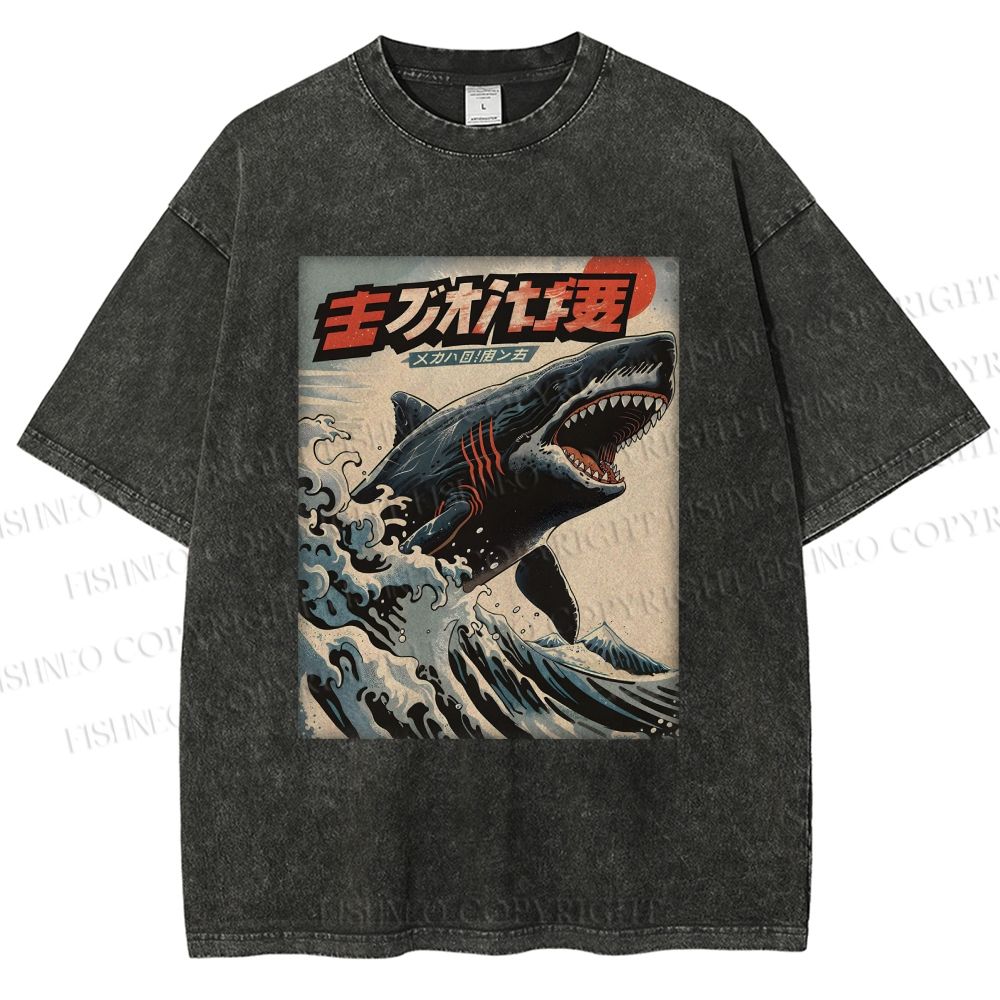 Unisex The Great Orca Printed Washed Tee