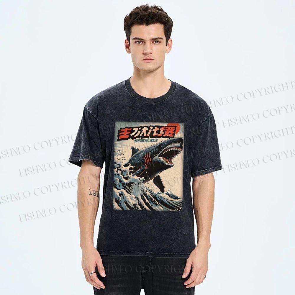 Unisex The Great Orca Printed Washed Tee