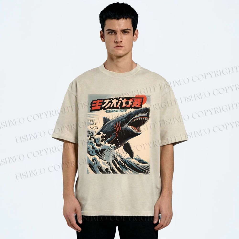 Unisex The Great Orca Printed Washed Tee