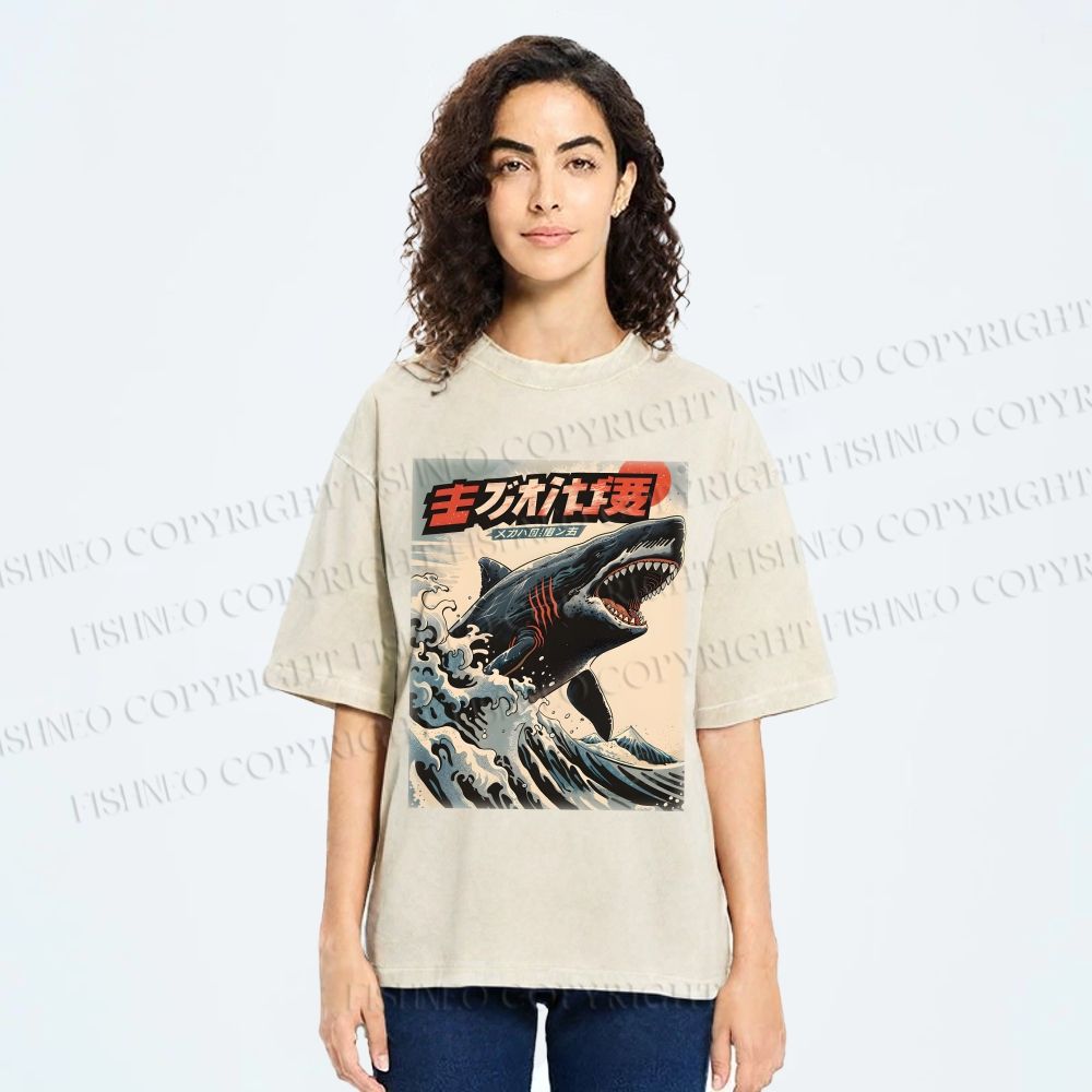 Unisex The Great Orca Printed Washed Tee