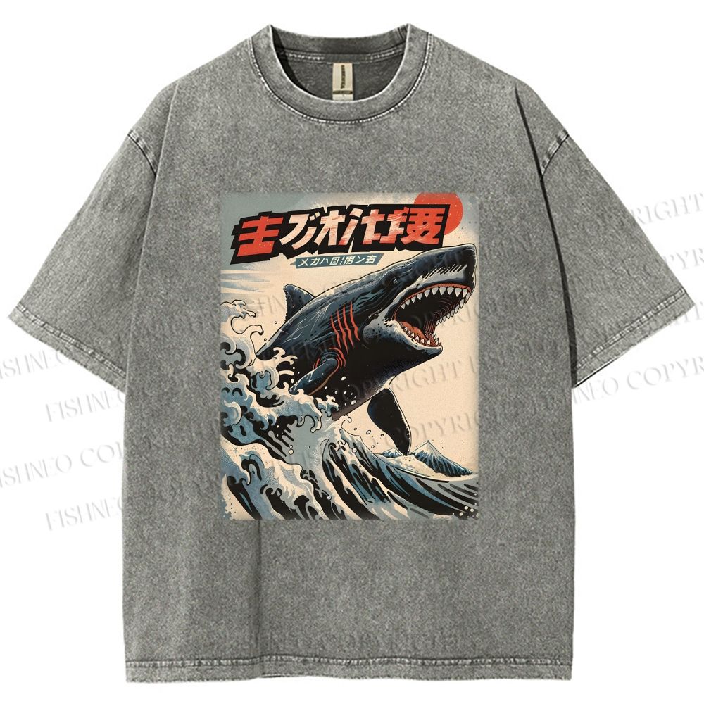 Unisex The Great Orca Printed Washed Tee