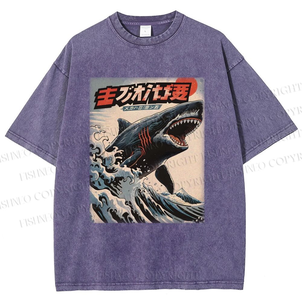 Unisex The Great Orca Printed Washed Tee