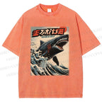 Unisex The Great Orca Printed Washed Tee