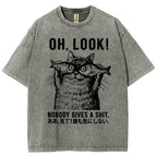 Oh Look No One Cares Washed T-Shirt