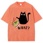 Naughty Cat Japan Washed T-Shirt