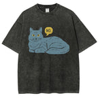 No Cat Washed T-Shirt