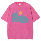 No Cat Washed T-Shirt
