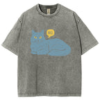 No Cat Washed T-Shirt
