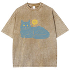 No Cat Washed T-Shirt