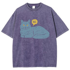 No Cat Washed T-Shirt