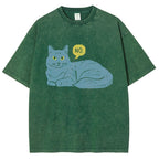 No Cat Washed T-Shirt
