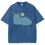 No Cat Washed T-Shirt