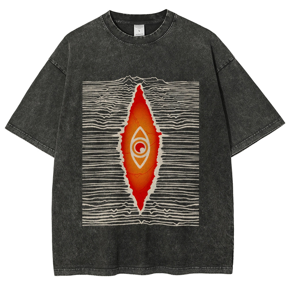 Unisex Big Brother is watching you Printed Washed Tee