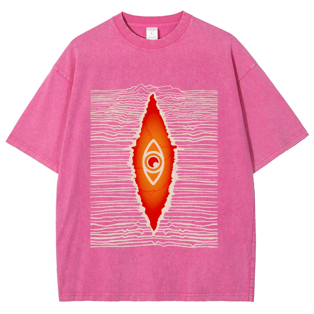 Unisex Big Brother is watching you Printed Washed Tee