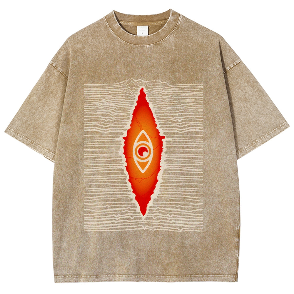 Unisex Big Brother is watching you Printed Washed Tee