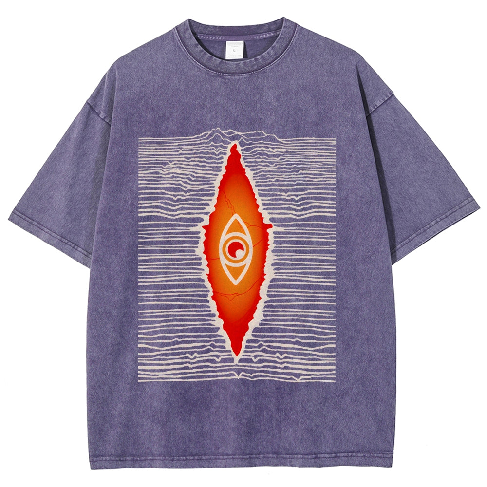 Unisex Big Brother is watching you Printed Washed Tee