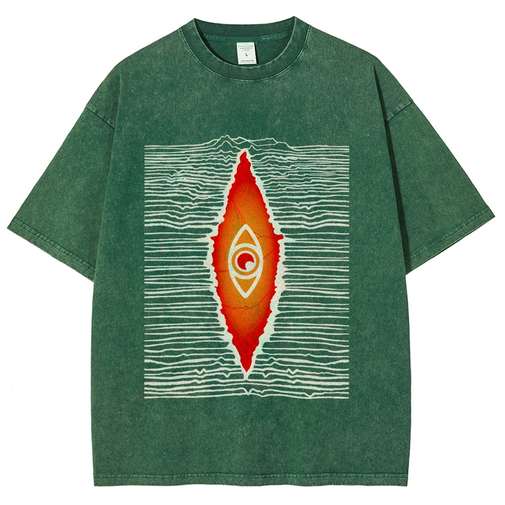 Unisex Big Brother is watching you Printed Washed Tee