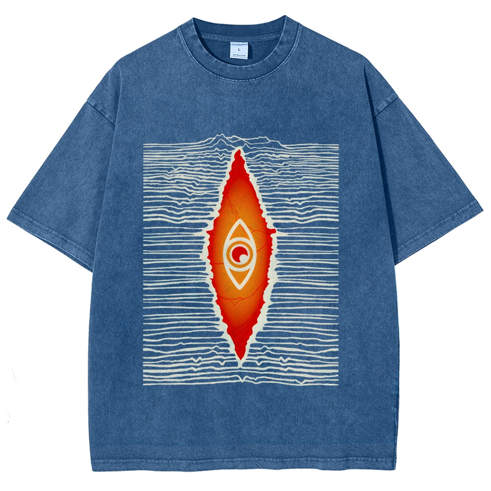 Unisex Big Brother is watching you Printed Washed Tee