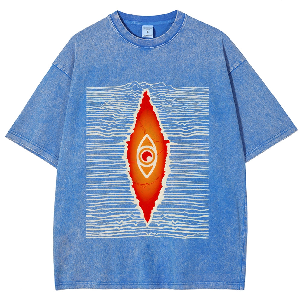 Unisex Big Brother is watching you Printed Washed Tee