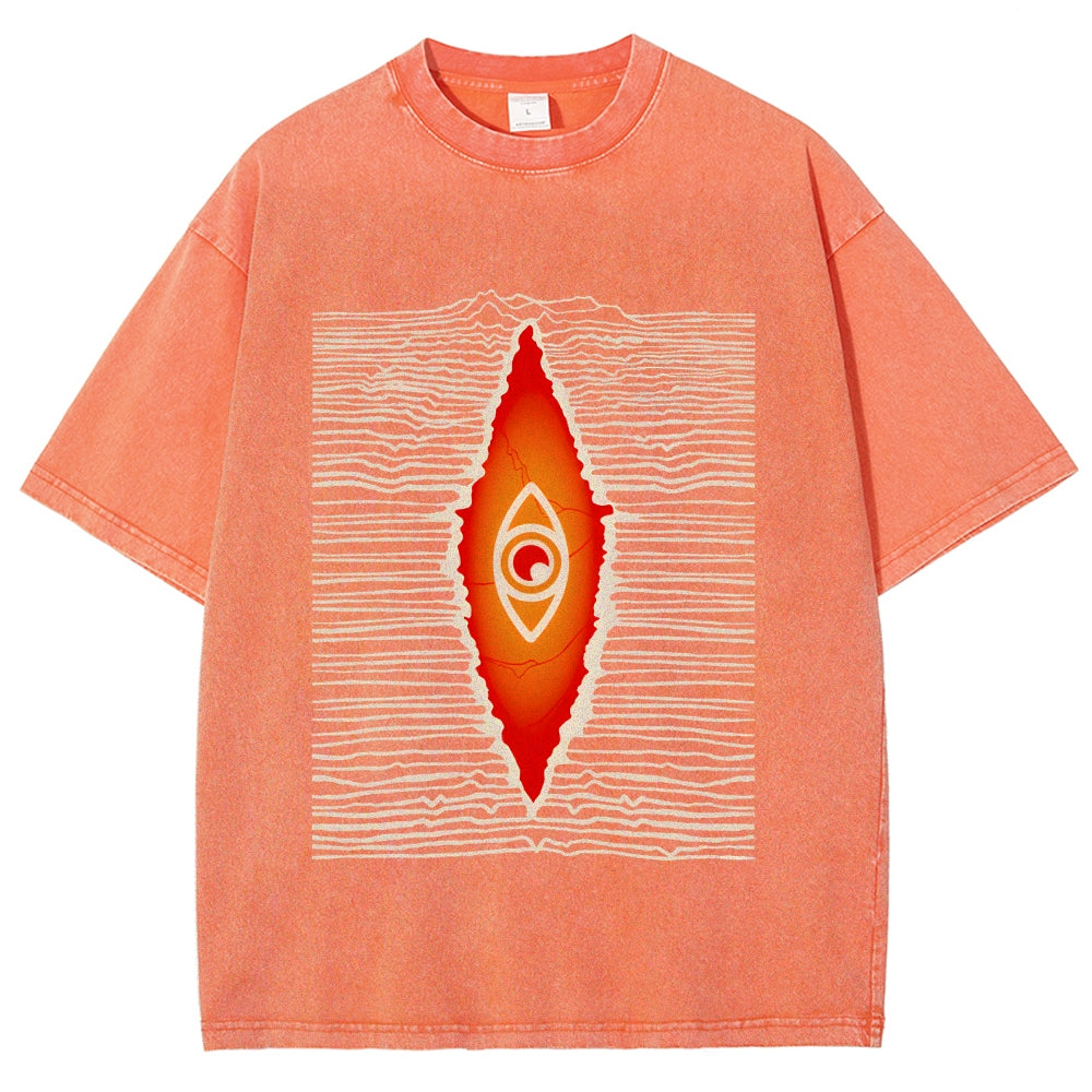 Unisex Big Brother is watching you Printed Washed Tee