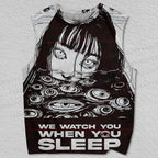 Unisex Tomie Junji Ito Printed Tank Top