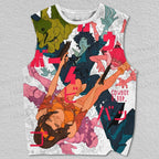 Unisex Cowboy Bebop Printed Tank Top