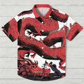 Giant Red Dragon Hawaiian Shirt