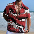 Giant Red Dragon Hawaiian Shirt