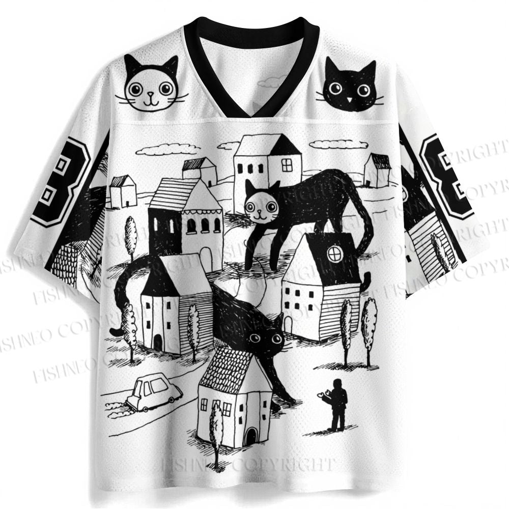 Giant Cat Village Jersey Shirts