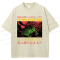 Unisex The Horrors Are Never Ending Printed Washed Tee