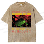 Unisex The Horrors Are Never Ending Printed Washed Tee