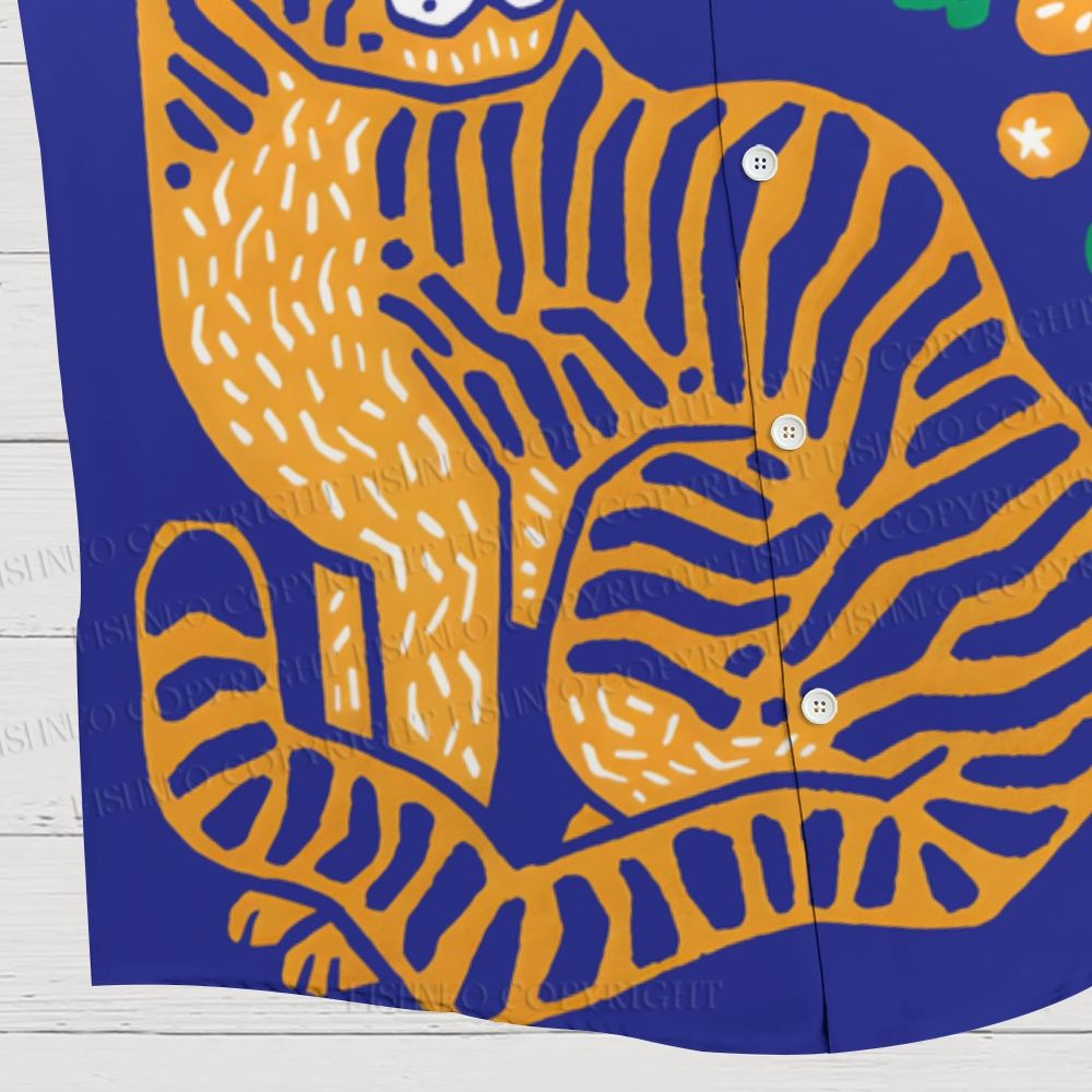 Vintage Tiger Hawaiian Shirt