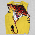 Unisex Tiger Roar Printed Tank Top