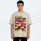 Unisex Yayoi Kusama Frogs Printed Washed Tee