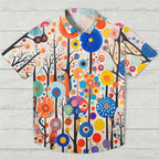Yayoi Kusama Polka Dot Forest Hawaiian Shirt