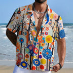 Yayoi Kusama Polka Dot Forest Hawaiian Shirt