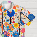 Yayoi Kusama Polka Dot Forest Hawaiian Shirt