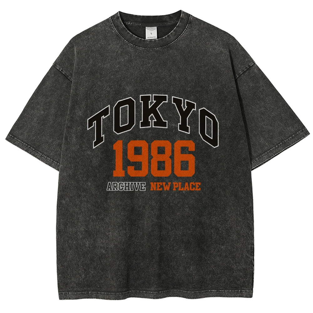 Tokyo 1986 Vintage Washed T-shirt