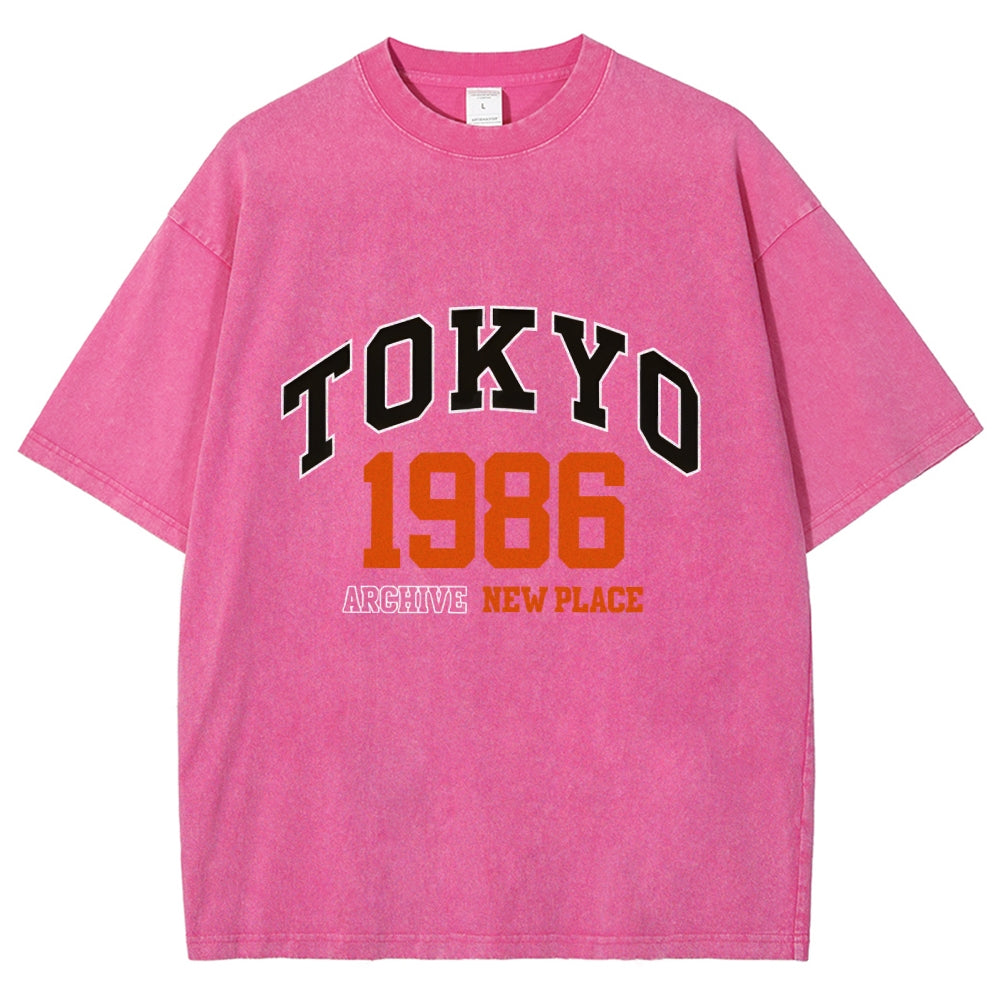 Tokyo 1986 Vintage Washed T-shirt
