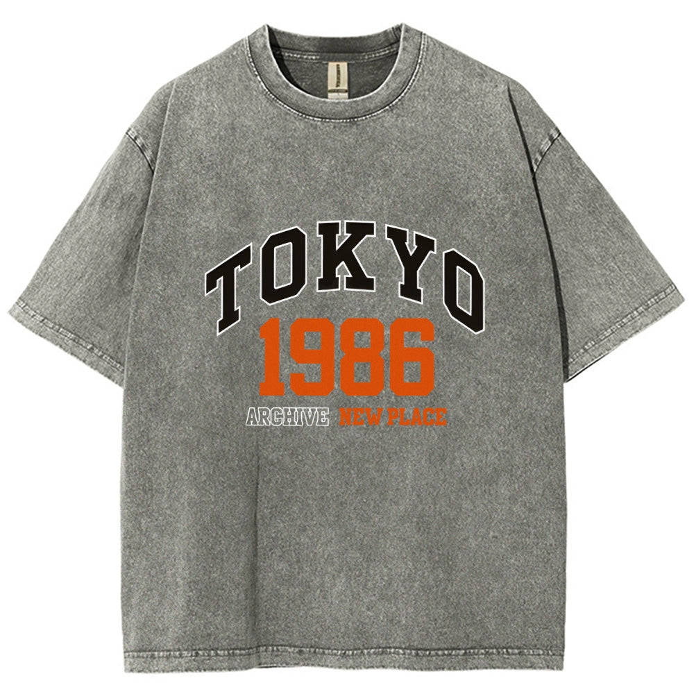 Tokyo 1986 Vintage Washed T-shirt