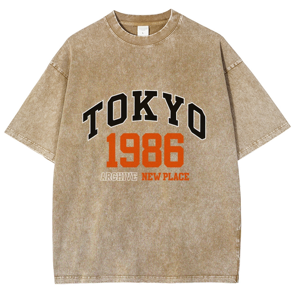 Tokyo 1986 Vintage Washed T-shirt