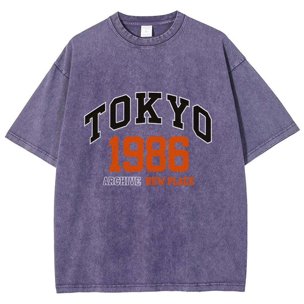 Tokyo 1986 Vintage Washed T-shirt